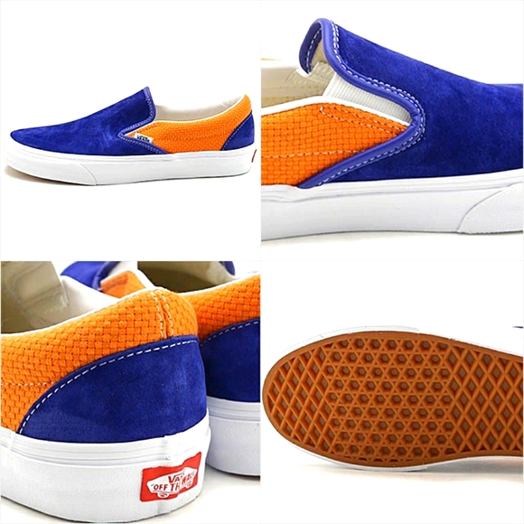 NWT Vans Slip On Suede and Weave - Picture 3 of 6